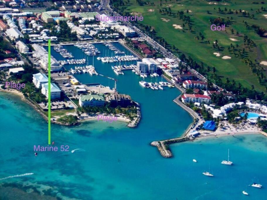 T3, Piscine, Plages Et Commerces A Pieds Sur La Marina Сен-Франсуа Экстерьер фото
